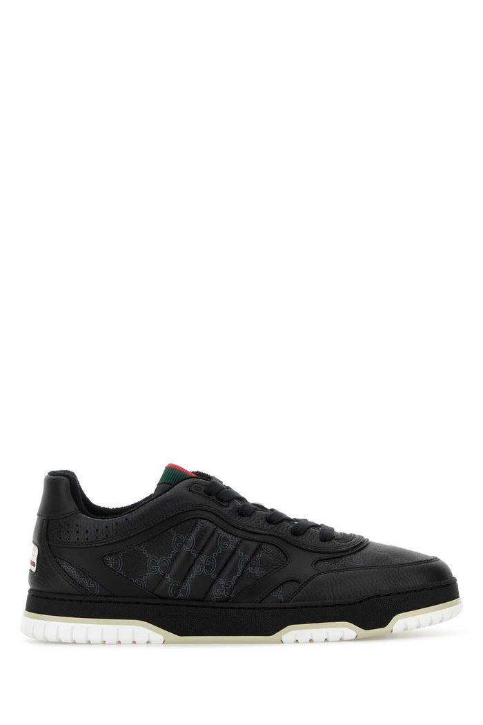 Gucci Leather Upper And Rubber Sole Sneaker