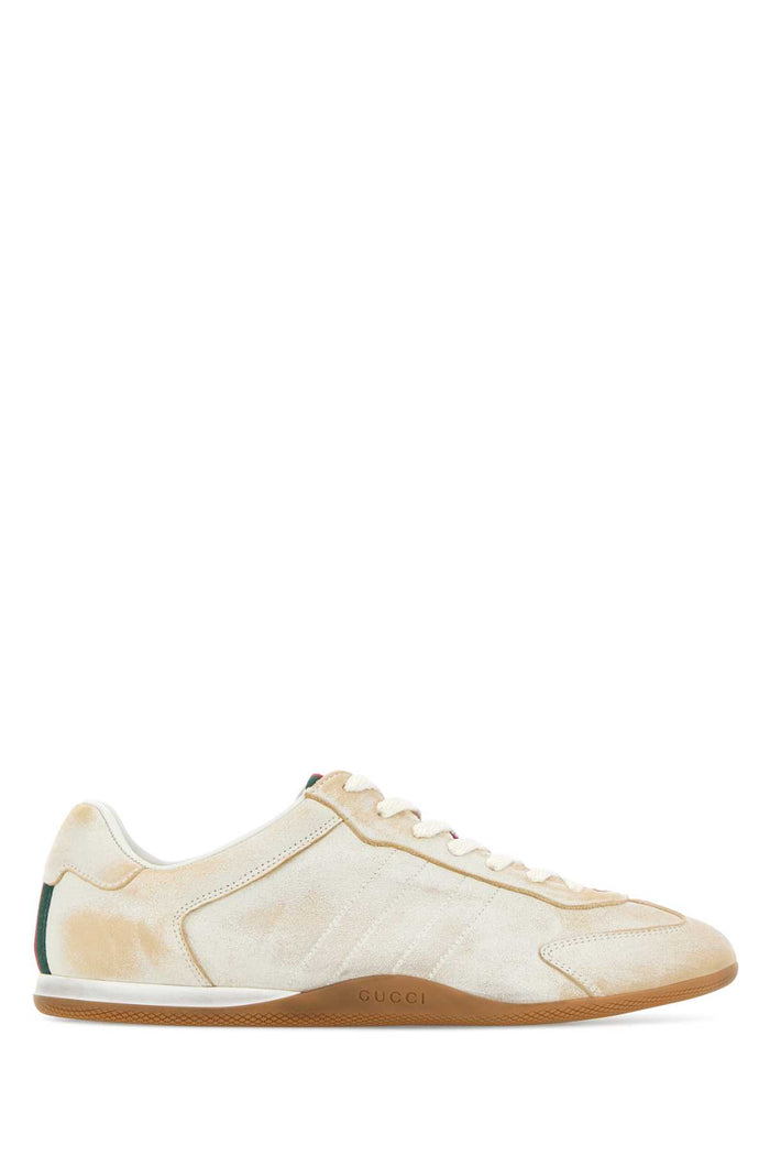 Gucci Leather Upper And Rubber Sole Sneaker