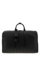 Gucci Duffle With Shoulder, Address And Keys Tag, Padloc