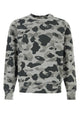 Bape Heather Gray Camo Ape Head One Point Crewneck Swea