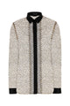 Tom Ford Flock Polka Dot Lace Lace-Encrusted Shirt