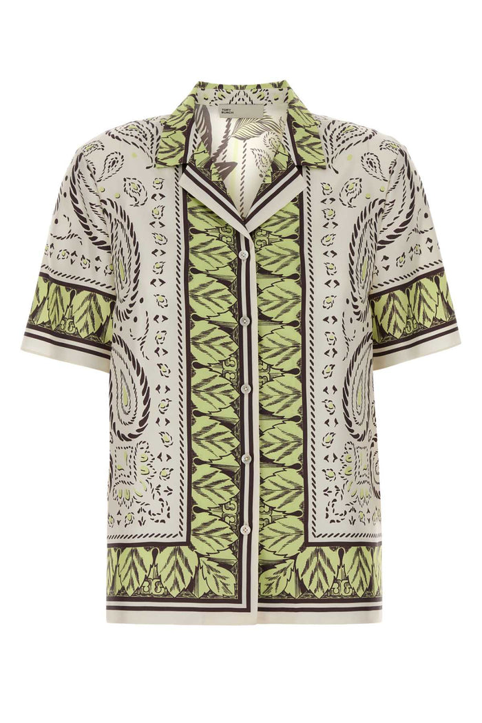 Tory Burch Silk Camp Shirt