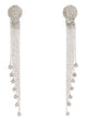 Alessandra Rich Crystal Fringes Earrings