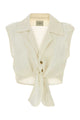Le Kasha Sleeveless Knot Shirt