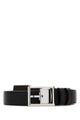 Montblanc Rectangular Formal Black/Ebony 30Mm Reversible Lea