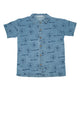 Bobo Choses Pickle The Dog All Over Denim Shirt
