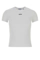 Off White Off Stamp Rib Basic Tee White Black
