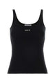 Off White Off Stamp Rib Tank Top Black White