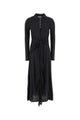 Ganni Modal Jersey Long Sleeve Maxi Tie Dress