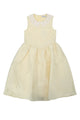Self Portrait Kids Yellow Taffeta Lace Dress