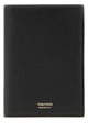 Tom Ford Soft Grain Leather T Line Passport Holder W/ Card
