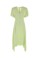 Stella Mccartney Envers Satin V Neck Dress