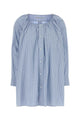 Alexander Wang Button Down Shirt Dress W/ Scoop Bungee Neck