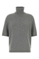 Alaia Highneck Jumper Light Cashmere