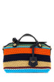 Fendi Mini By The Way Paglia Righe/V