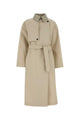 Bottega Veneta Trench Colletto Intreccio Bianco