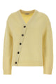 Jil Sander Ls Vn Cardigan W/ Diagonal Opening