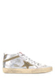 Golden Goose Deluxe Brand Mid Star Laminated Upper And Spur Suede Star And W