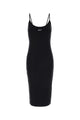 Off White Off Stamp Sleek Midi Dress