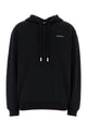 Off White Emb Arrow Out Flower Reg Hoodi