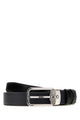 Montblanc Rectangular 30 Mm Belt In Grain Leather