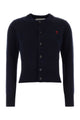 Ami Quota-Crewneckcardiganwithamidecoeur