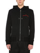 Alexander Mcqueen Hooded Sweatshirt With Zip