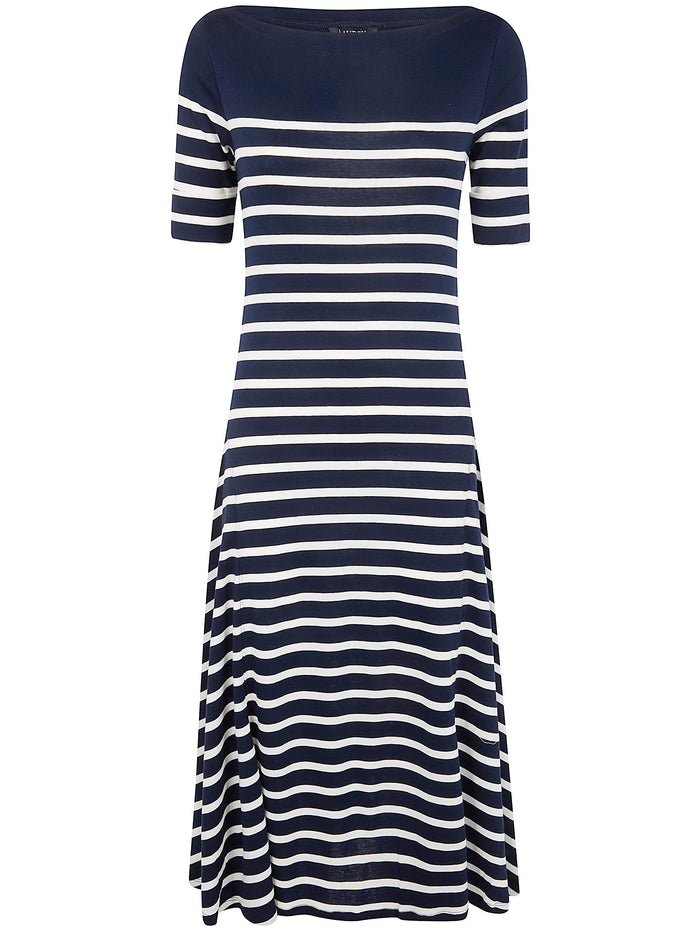 Lauren Ralph Lauren "Munzie" Elbow Sleeves Day Dress