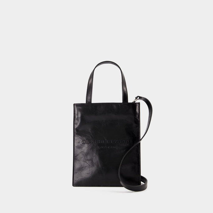 Alexander Wang Black Leather Small Pinch Handbag