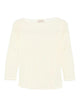 Purotatto Boat-Neck 3/4 Sleeves Blouse