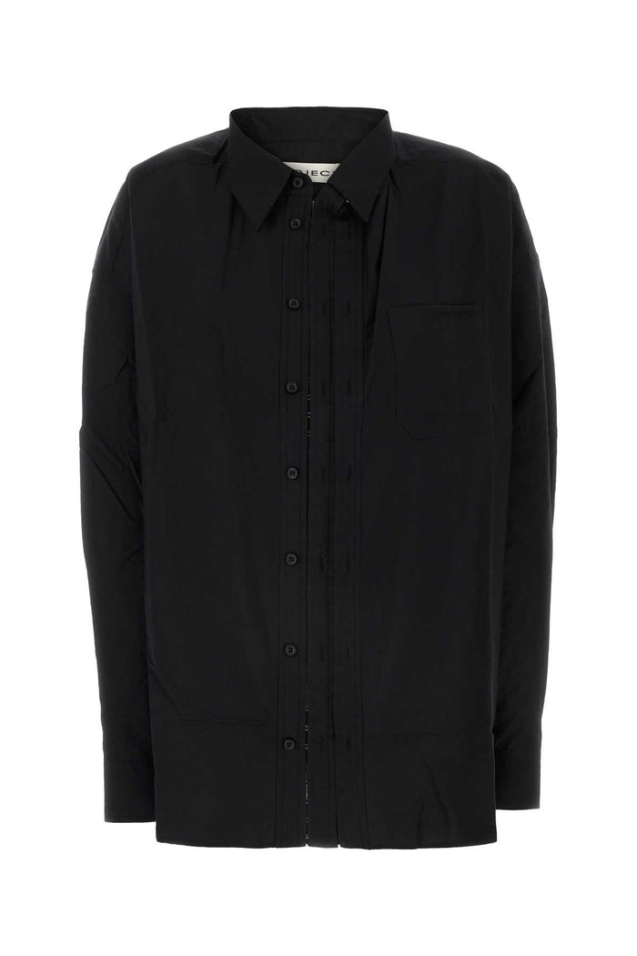 Y/Project Black Poplin Oversize Shirt