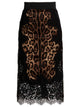 Dolce & Gabbana Animalier Skirt