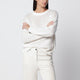 Lisa Yang Cream Lova Cashmere And Silk Sweater