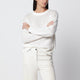 Lisa Yang Cream Lova Cashmere And Silk Sweater