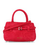 Manu Atelier Manu Atelier Le Cambon 20 Red Suede Bag