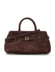 Manu Atelier Manu Atelier Le Cambon 25 Brown Suede Bag