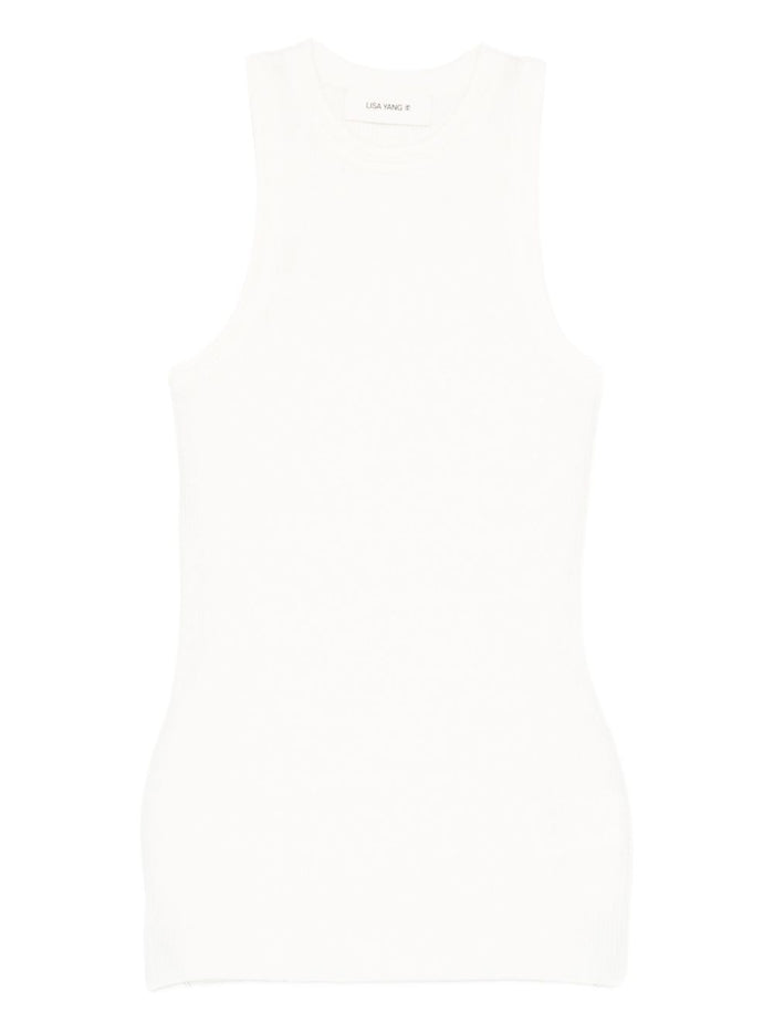 Lisa Yang Amya Cotton And Cashmere Top