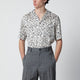 Dries Van Noten Viscose Shirt With Black/Ecru Pattern