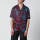Dries Van Noten Burgundy Shirt With Archive Rose Print