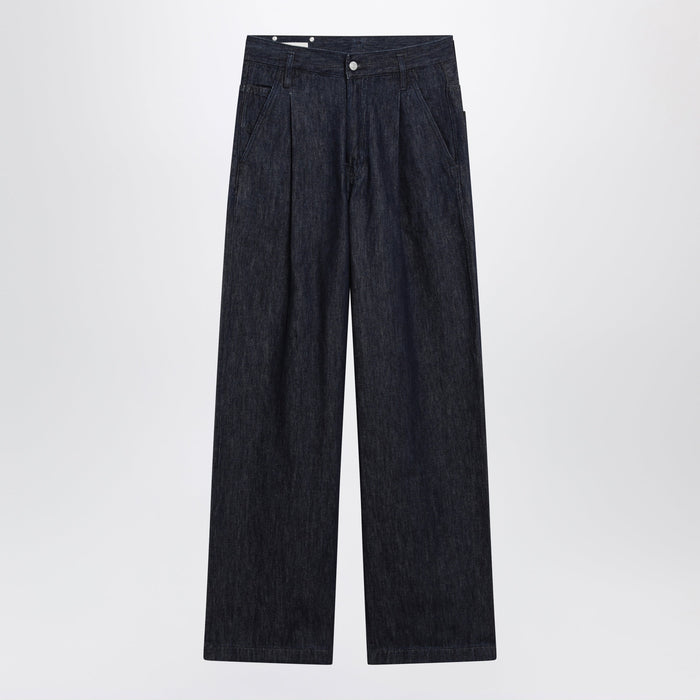 Dries Van Noten Wide-Leg Indigo Blue Jeans