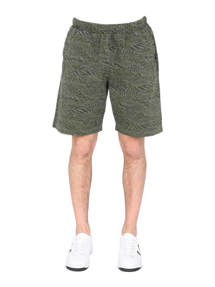 Kenzo Bermuda With Animal Print
