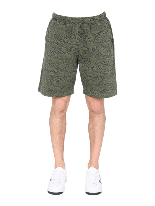 Kenzo Bermuda With Animal Print