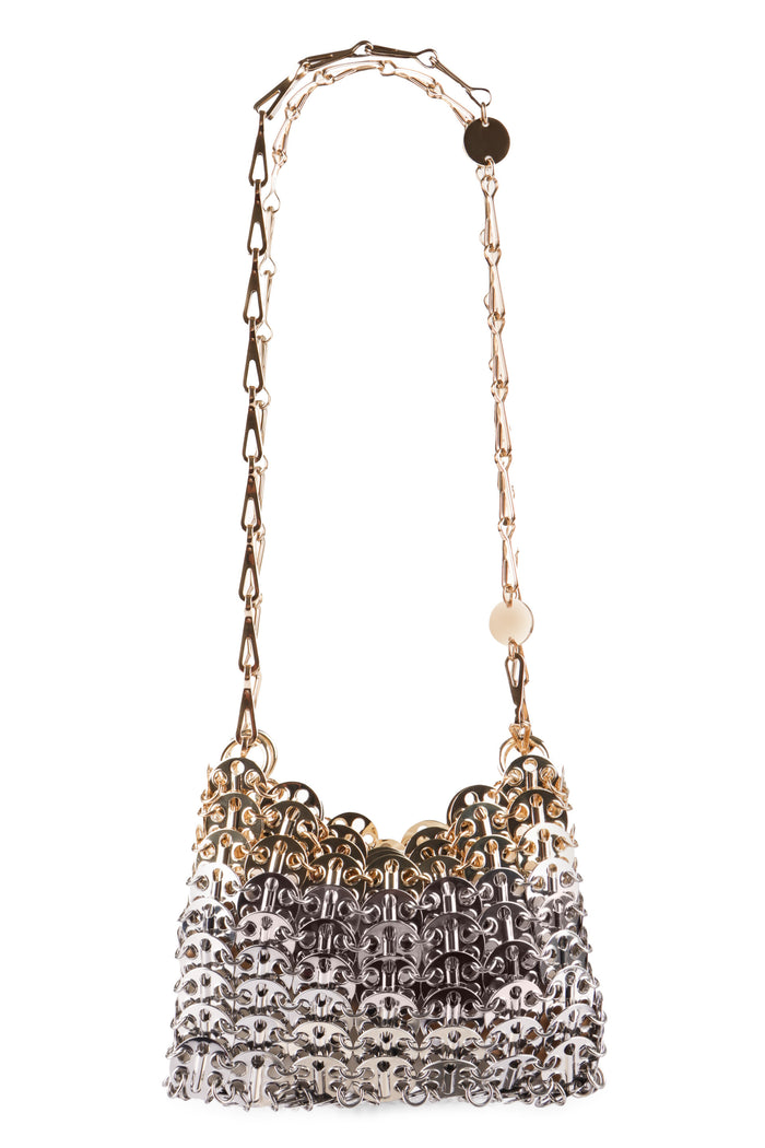Paco Rabanne Two-Tone Metal 1969 Nano Shoulder Bag