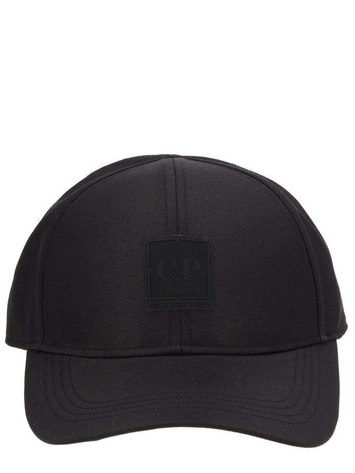 C.p.company Black Polyester Hat