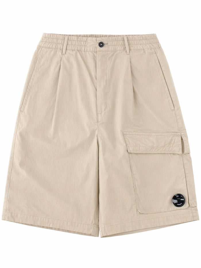 C.p.company Grey Cotton Shorts
