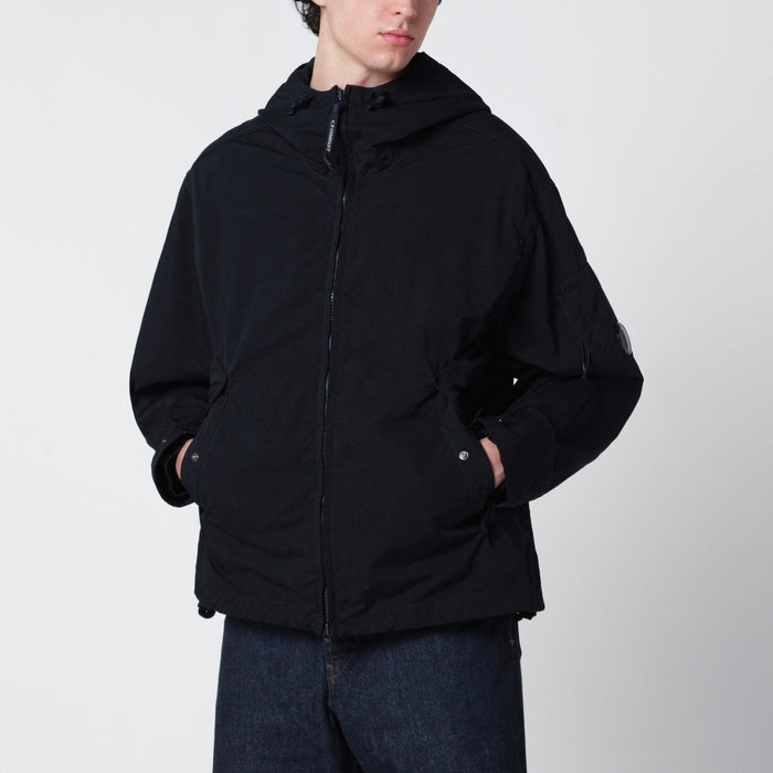 C.p. Company Flatt Nylon Hooded Jacket Total Eclipse