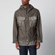 C.p. Company Lead Grey Bi-Tm Nylon Goggle Jacket