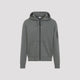 C.p.company Grey Zip Lens Cotton Hoodie
