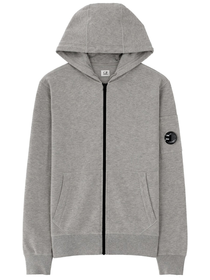 C.p.company Grey Cotton Sweatshirt