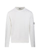C.p.company Crewneck Sweatshirt In Malfilè Fleece